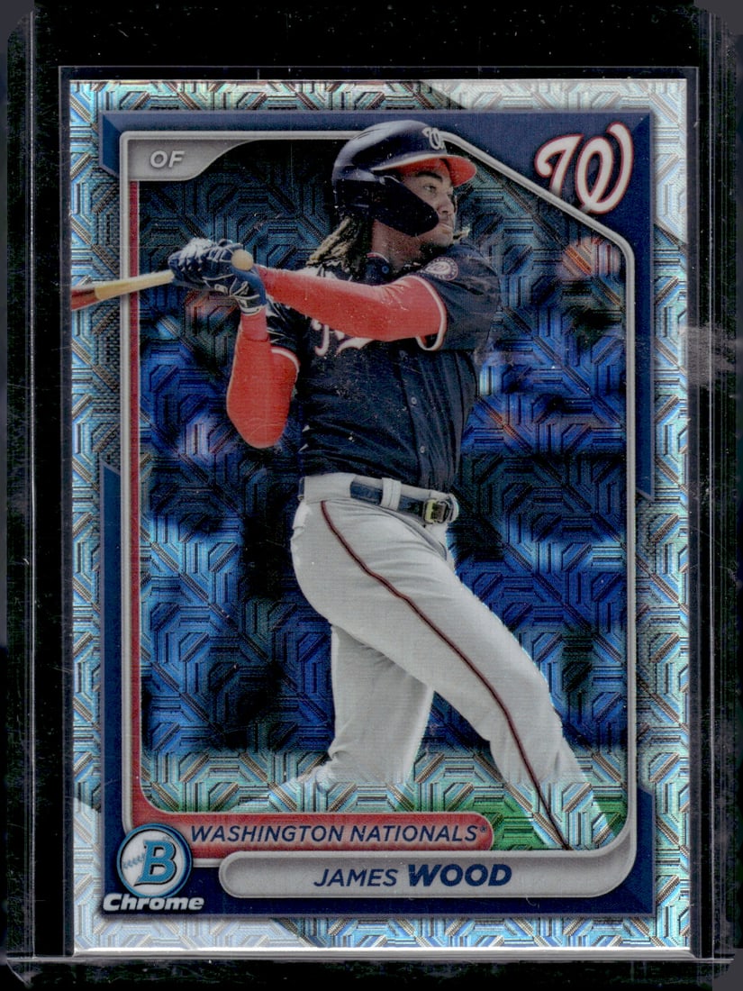 James Wood Prospects Mojo Refractor 2024 Bowman Chrome #BCP 216, Top Prospect Cards (1 of 2)
