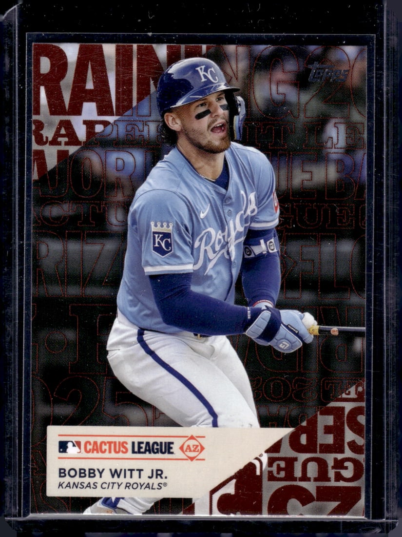 Bobby Witt Jr. Training Grounds 2025 Topps #TG-6: Bobby Witt Jr. Training Grounds 2025 Topps #TG-6