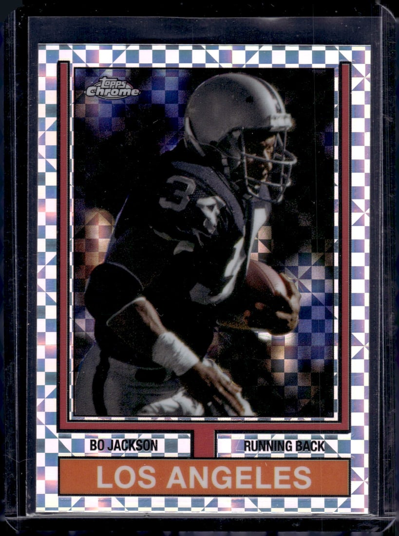 Bo Jackson Xfractor 2024 Topps Chrome #74TF-21: Bo Jackson Xfractor 2024 Topps Chrome #74TF-21