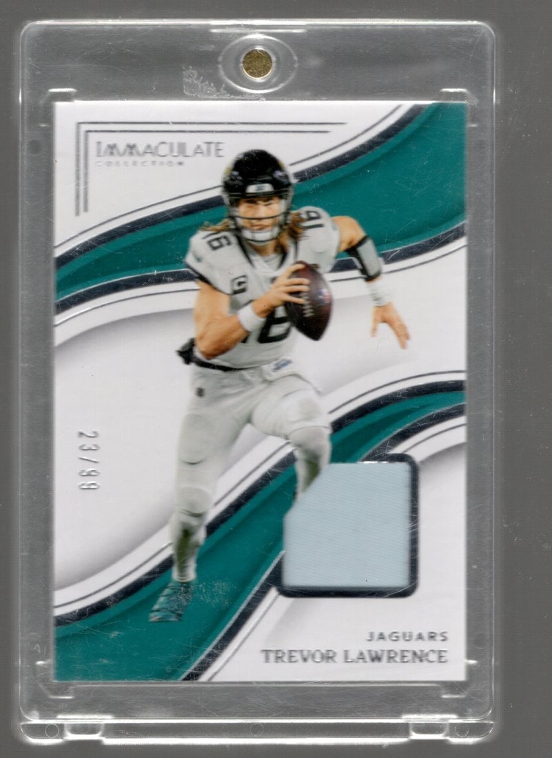 Trevor Lawrence Patch /99 2023 Panini Immaculate #86 Football Card (1 of 2)