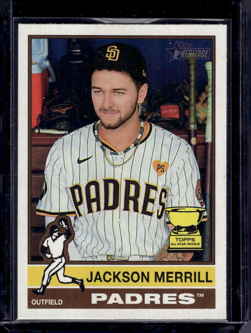 Jackson Merrill SP 2025 Topps Heritage #422: Jackson Merrill SP 2025 Topps Heritage #422