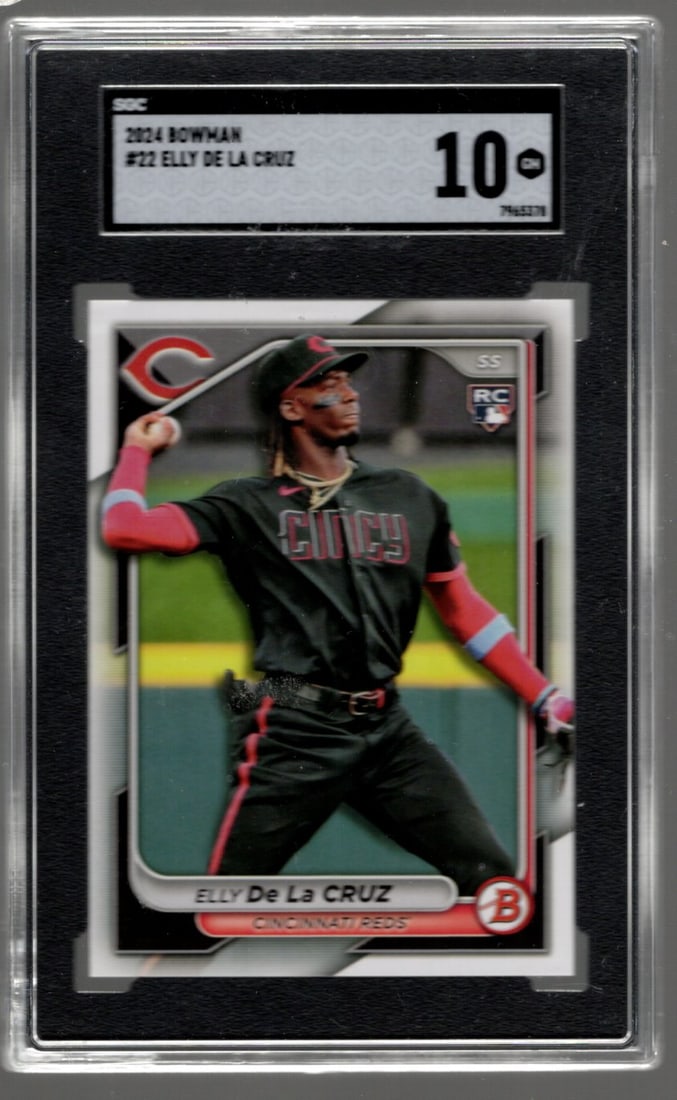 Elly De La Cruz RC 2024 Bowman #22 SGC 10 (1 of 2)