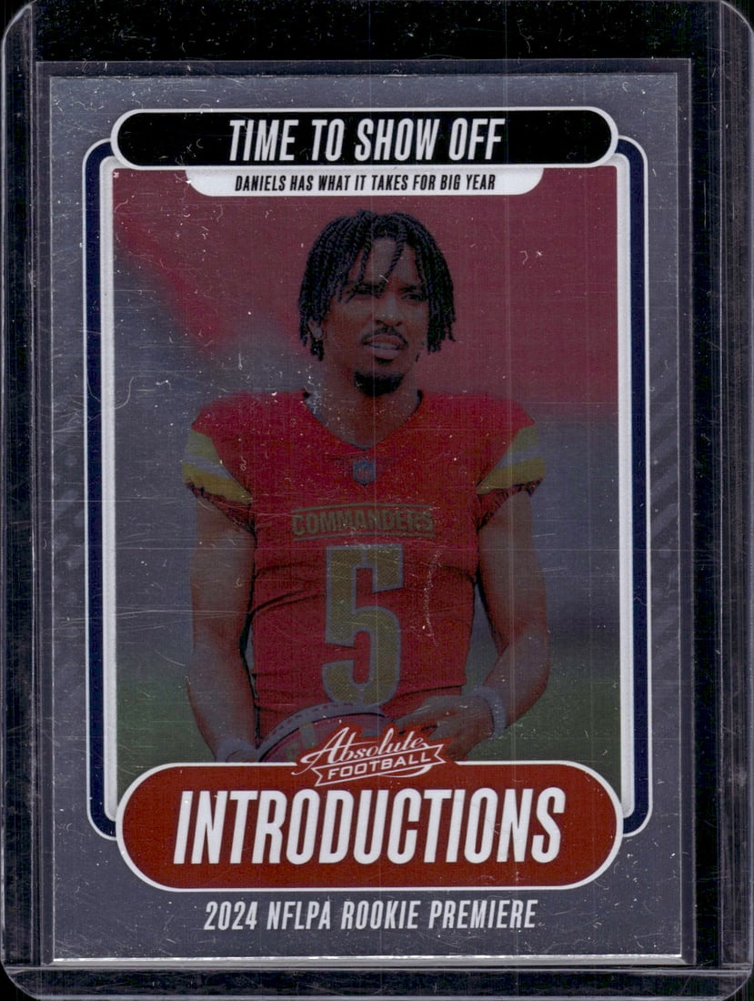 Jayden Daniels Introductions RC 2024 Panini Absolute #I-JDS NFL Trading Cards Sports Cards (1 of 2)