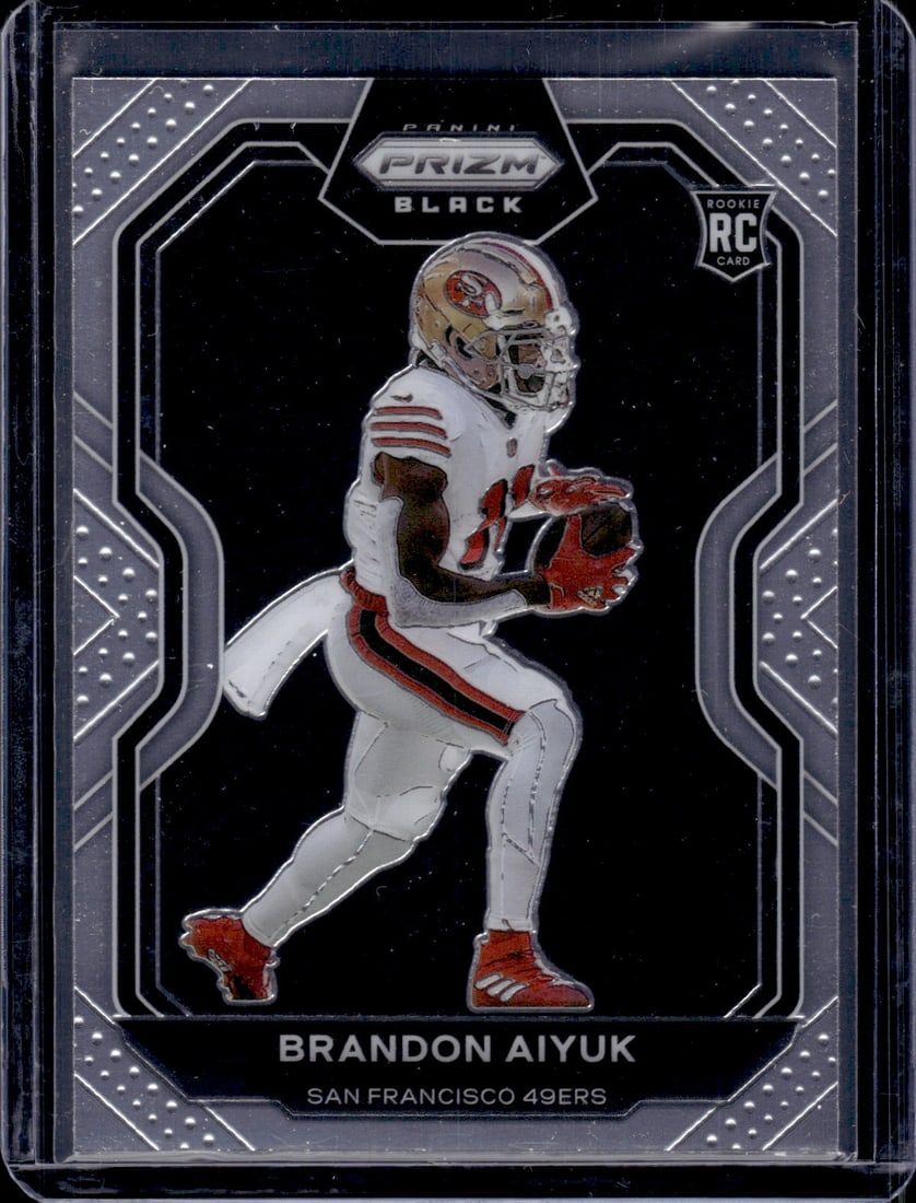 Brandon Aiyuk Prizm Black RC 2020 Panini Chronicles #PB-14 (1 of 2)