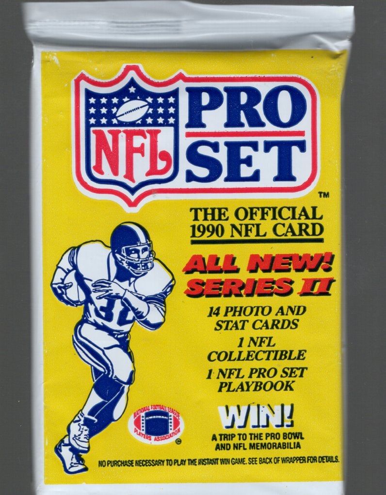 1990 Pro-Set Series 2 Vintage Football Card Factory Sealed Retail Box Pack (1 of 1)