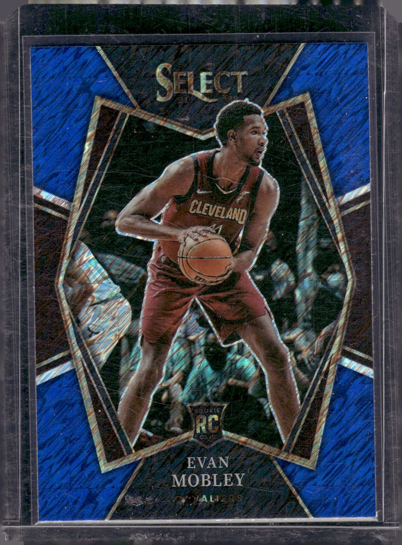Evan Mobley Blue Shimmer Prizm RC 2021-22 Panini Select #110 (1 of 2)