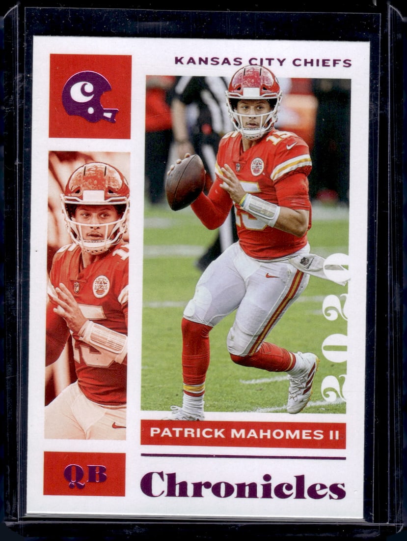 Patrick Mahomes Pink Parallel 2020 Panini Chronicles #47: Patrick Mahomes Pink Parallel 2020 Panini Chronicles #47