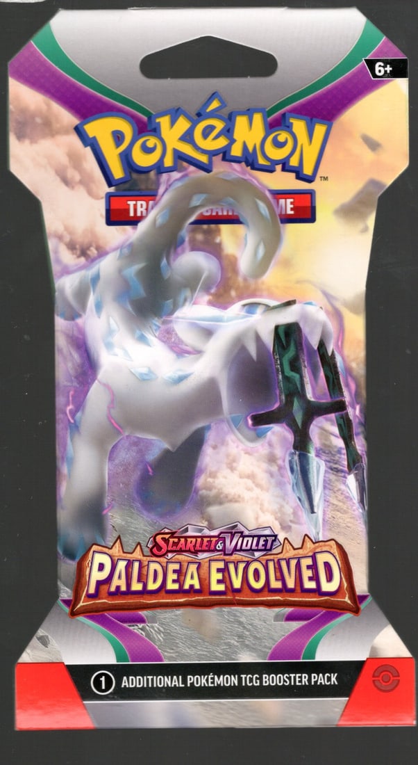 2023 Pokemon Scarlet & Violet Paldea Evolved Sleeved 10 Booster Pack Charizard Pikachu Holo Rare (1 of 1)