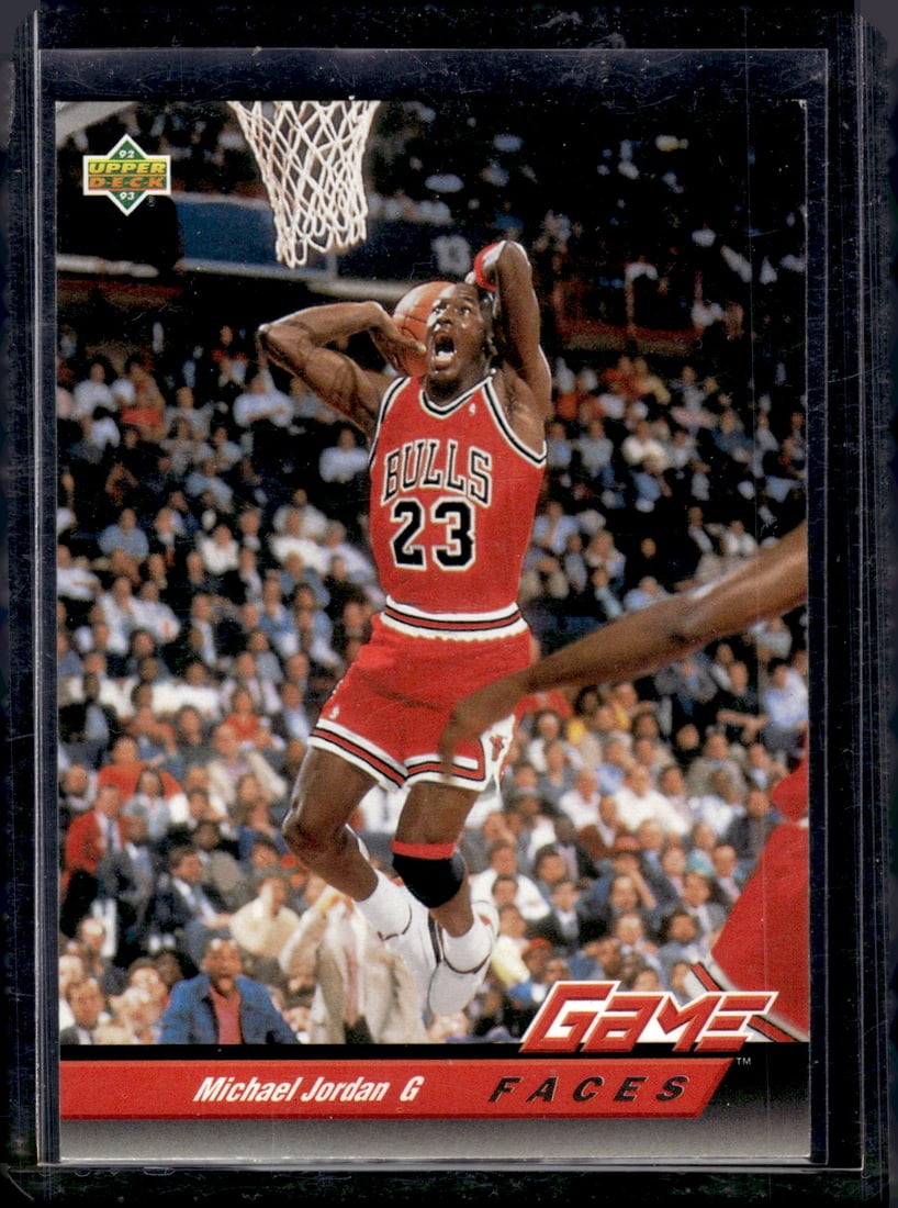 Michael Jordan Game Faces 1993 Upper Deck #488 Sports Card (1 of 2)