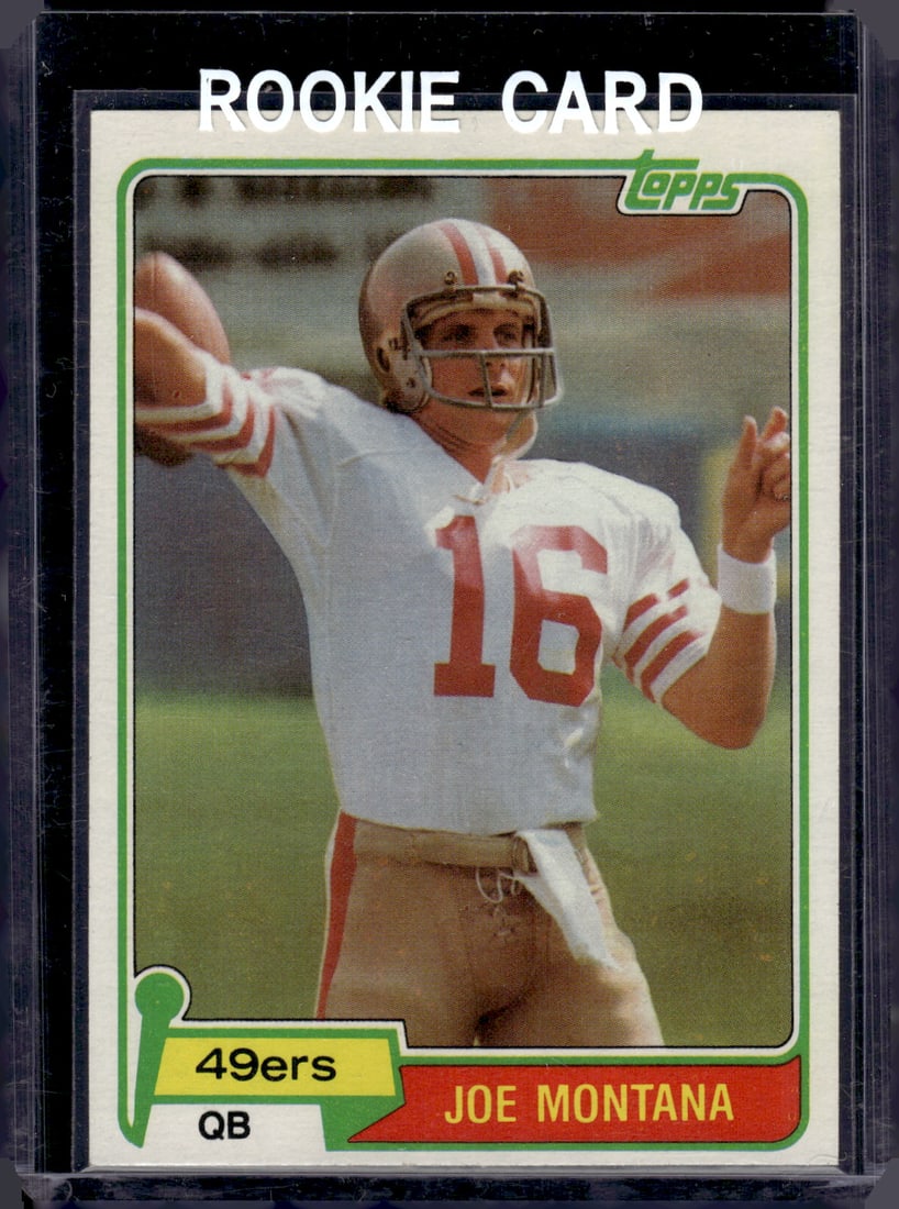 Joe Montana Rookie Card 1981 Topps #216 NFL Trading Cards, Sports Cards, Football Cards (1 of 2)