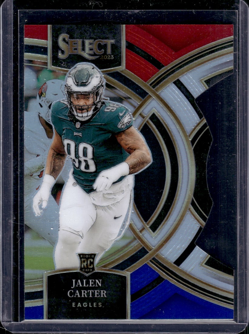 Jalen Carter Red/Blue Prizm Die Cut RC 2023 Panini Select #171 (1 of 2)