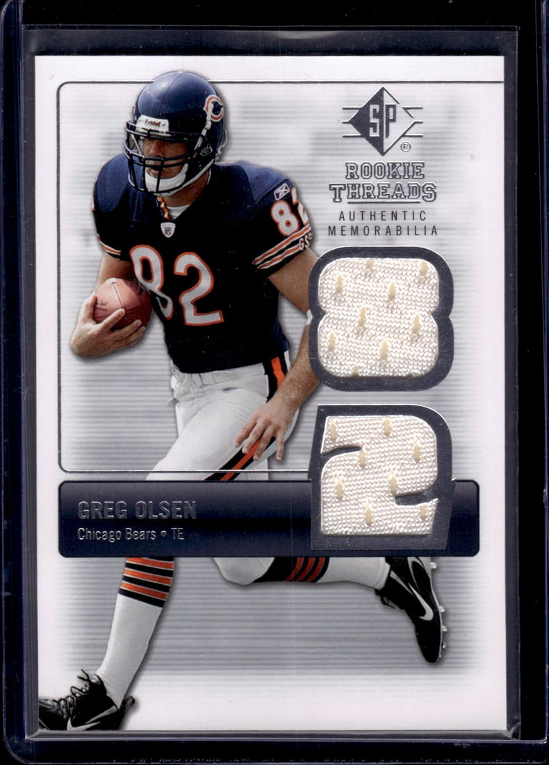 Greg Olsen Rookie Patch 2007 SP Rookie Threads #RT-GO (1 of 2)