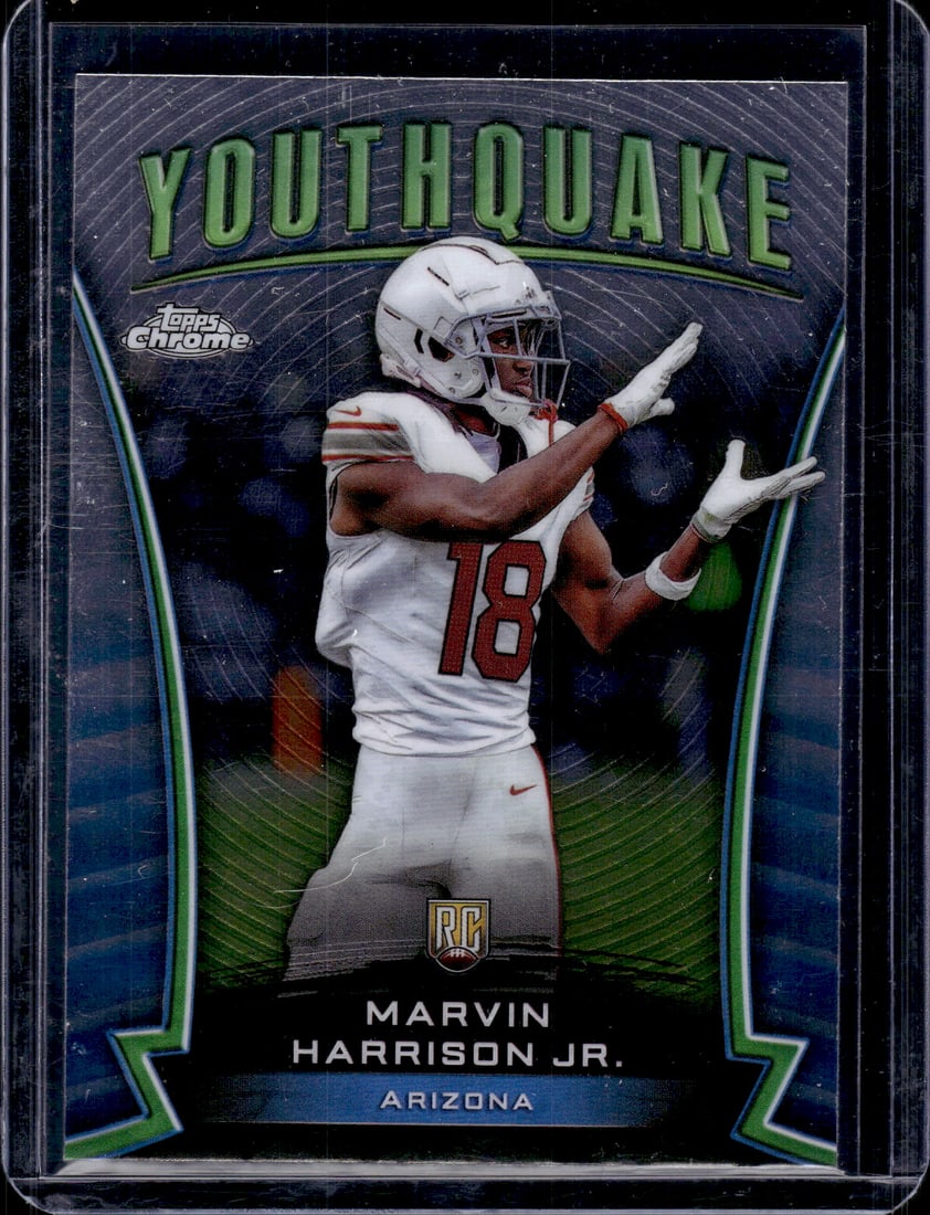 Marvin Harrison Jr. Youthquake RC 2024 Topps Chrome #Y-4 Football Card: Sports Cards, NFL Trading Cards, Football Cards, Panini Cards, Panini Football Cards, Rookie Cards,Panini Cards, Sports Cards for Sale Near Me, Rookie Card