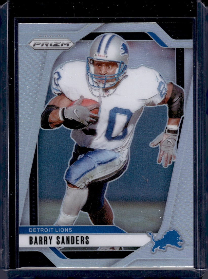 Barry Sanders Silver Prizm 2024 Panini Prizm #99 Football Card (1 of 2)