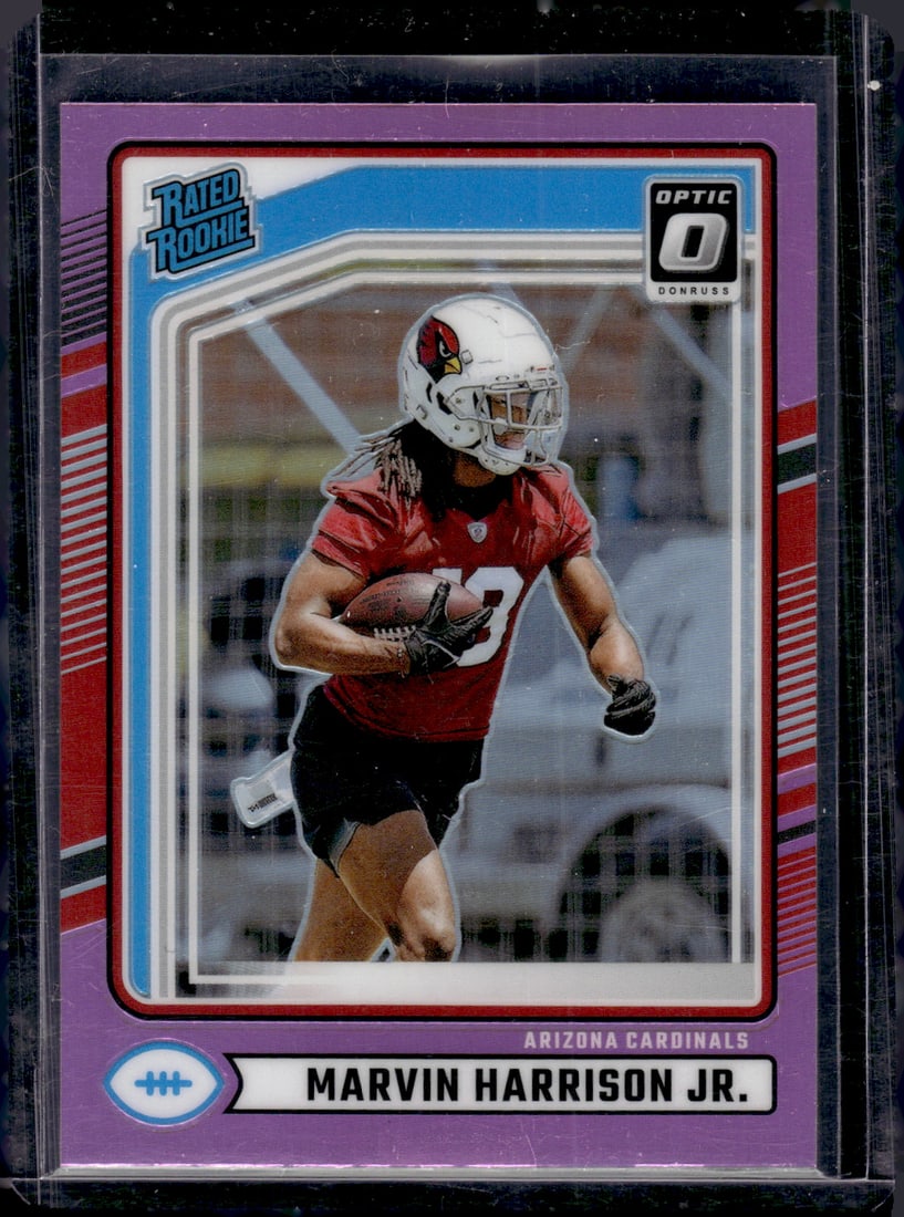 Marvin Harrison Jr. Pink Prizm RC 2024 Donruss Optic Preview #393: Sports Cards, NFL Trading Cards, Football Cards, Panini Cards, Panini Football Cards, Rookie Cards,Panini Cards, Sports Cards for Sale Near Me, Rookie Card