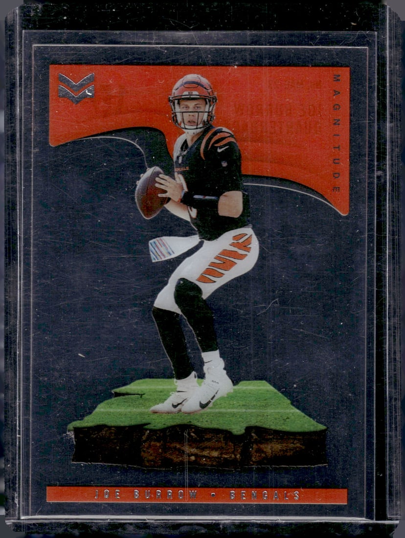 Joe Burrow Magnitude 2021 Panini Chronicles Stars & Stripes #MAG-23: Sports Cards, NFL Trading Cards, Football Cards, Panini Cards, Panini Football Cards,Panini Cards, Sports Cards for Sale Near Me