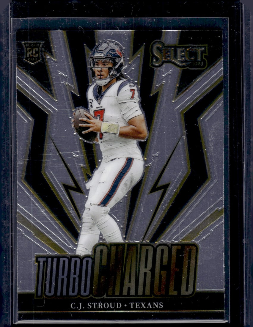 Cj Stroud Turbocharged RC 2023 Panini Select #TUR-CST Football Card (1 of 2)