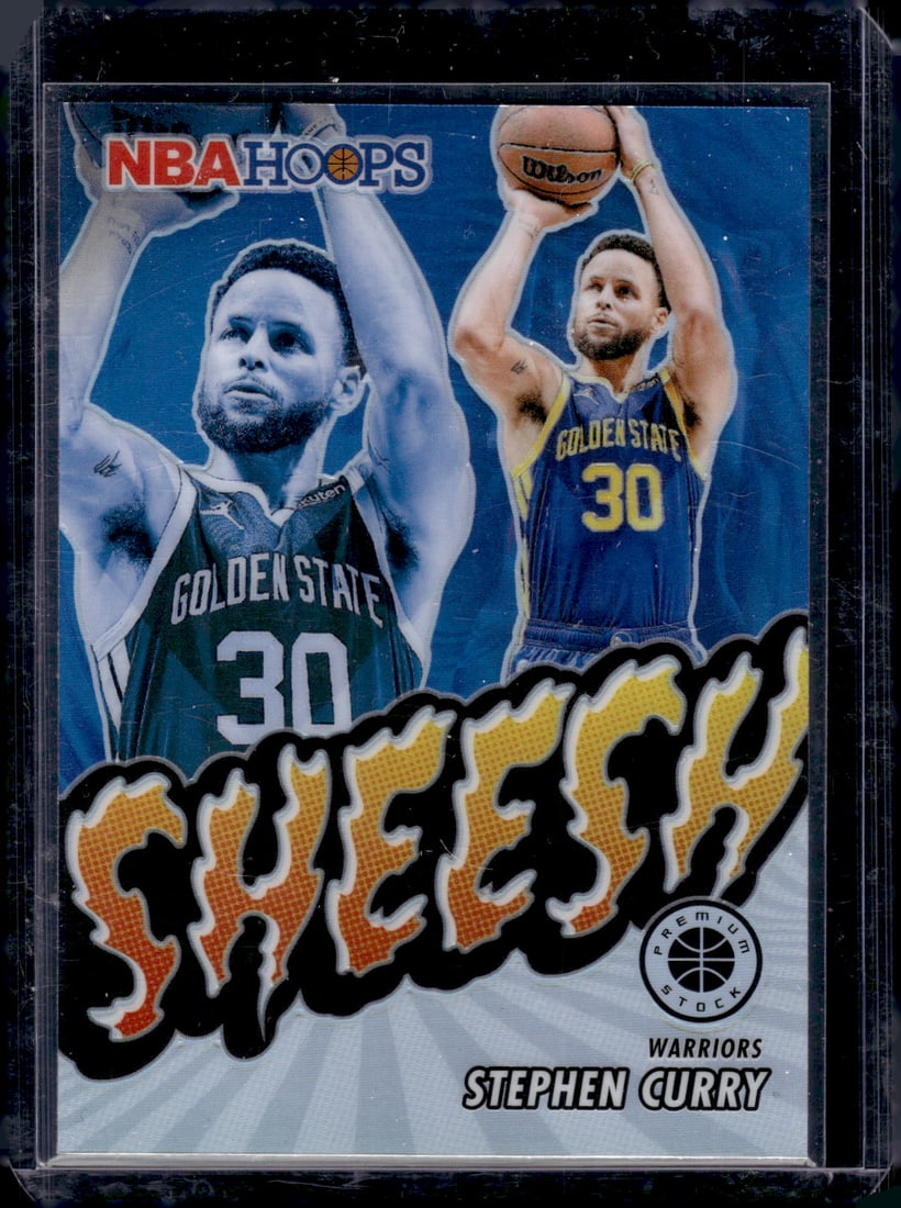 Stephen Curry Sheesh Silver Prizm 2023-24 Panini Premium Stock #5 (1 of 2)