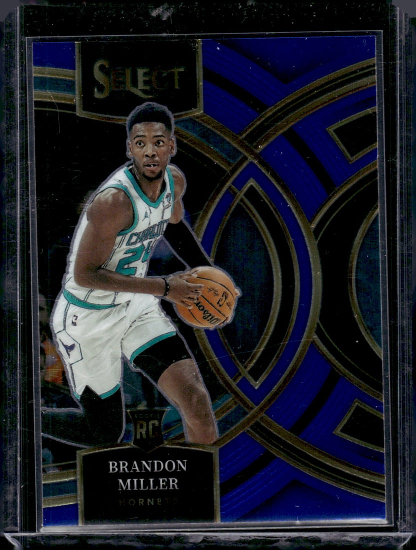 Brandon Miller RC 2023-24 Panini Select #130: Sports Cards, NBA Trading Cards, Basketeball Cards, Panini Cards, Panini Basketeball Cards, Rookie Cards,Panini Cards, Sports Cards for Sale Near Me, Rookie Card