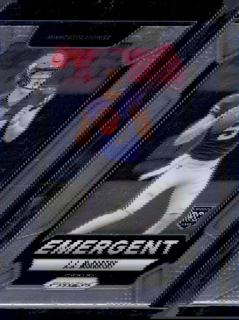 JJ McCarthy Emergent RC 2024 Panini Prizm #19 Sports Card (1 of 2)