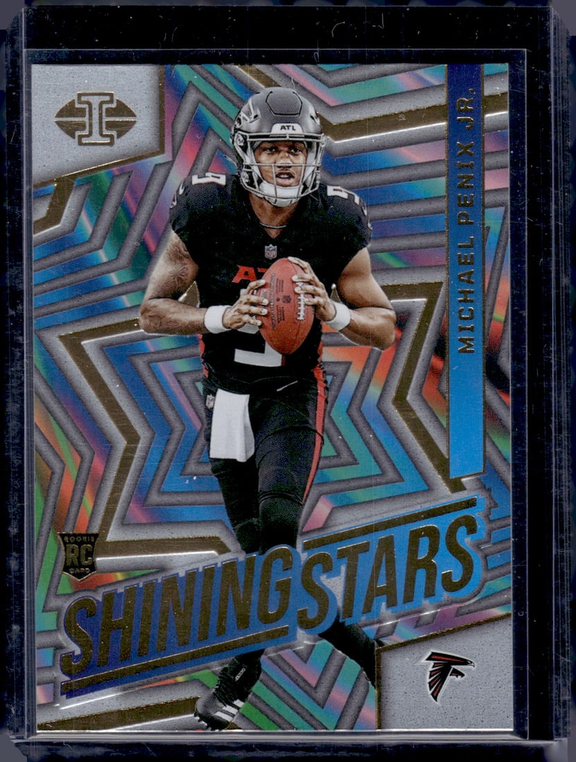 Michael Penix Jr. Shining Stars RC 2024 Panini Illusions #9 Atlanta Falcons NFL: Sports Cards, NFL Trading Cards, Football Cards, Panini Cards, Panini Football Cards, Rookie Cards,Panini Cards, Sports Cards for Sale Near Me, Rookie Card