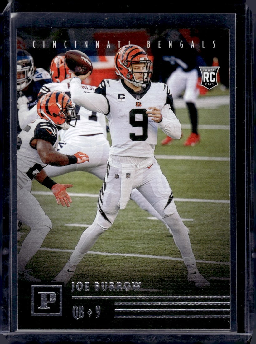 Joe Burrow RC 2020 Panini Chronicles #PA-1 Football Card Bengals NFL: Sports Cards, NFL Trading Cards, Football Cards, Panini Cards, Panini Football Cards, Rookie Cards,Panini Cards, Sports Cards for Sale Near Me, Rookie Card