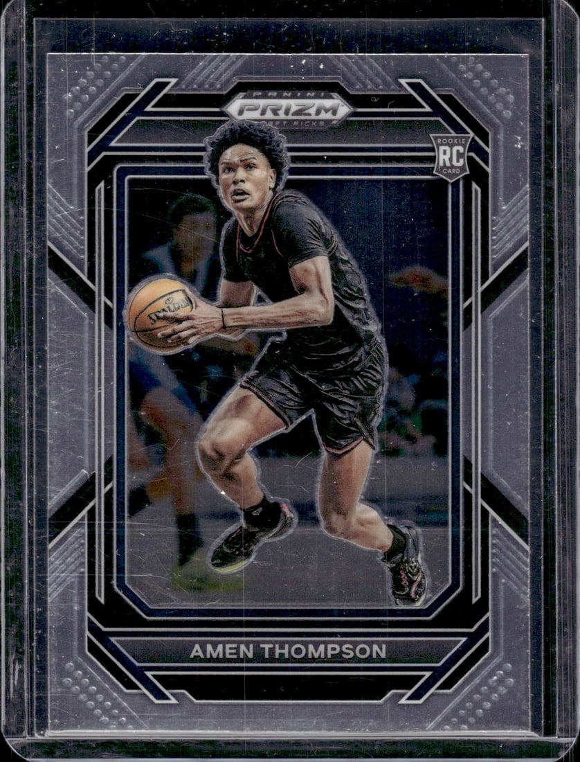 Amen Thompson RC 2023 Panini Prizm Draft Picks #4 Houston Rockets NBA: Amen Thompson RC 2023 Panini Prizm Draft Picks #4 Houston Rockets NBA