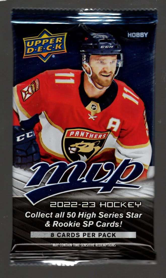 2022-23 Upper Deck MVP High Series Hockey Card Retail Box Pack - Collect all 50 SP Star & Rookie SP (1 of 1)