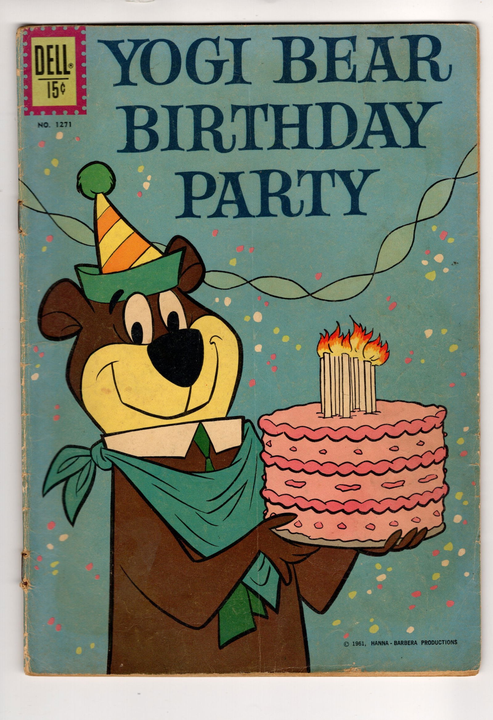 Yogi Bear 1961 September Silver Age Comic Book Dell Publishing Great Condition for its age (1 of 2)