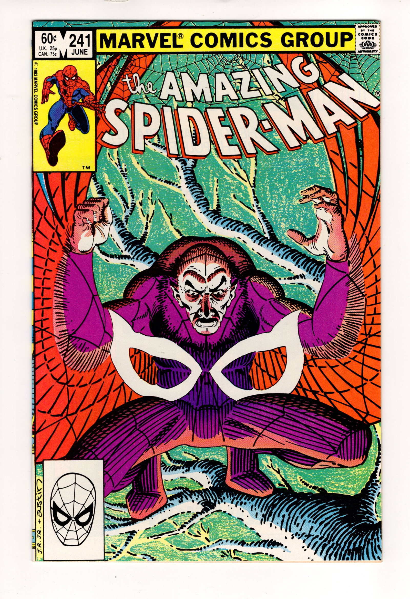 Amazing Spider-Man #241 1983 NM High Grade Bronze Age Marvel Comics Vulture Origin (1 of 2)