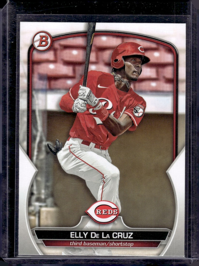 Elly De La Cruz Prospects 2023 Bowman #BP-65 Reds Baseball Card: Elly De La Cruz Prospects 2023 Bowman #BP-65 Reds Baseball Cards, Sports Cards, Bowman prospects Cards, Top Prospects Cards, Cincinnati Reds Prospect Card, MLB Trading Cards, World Series