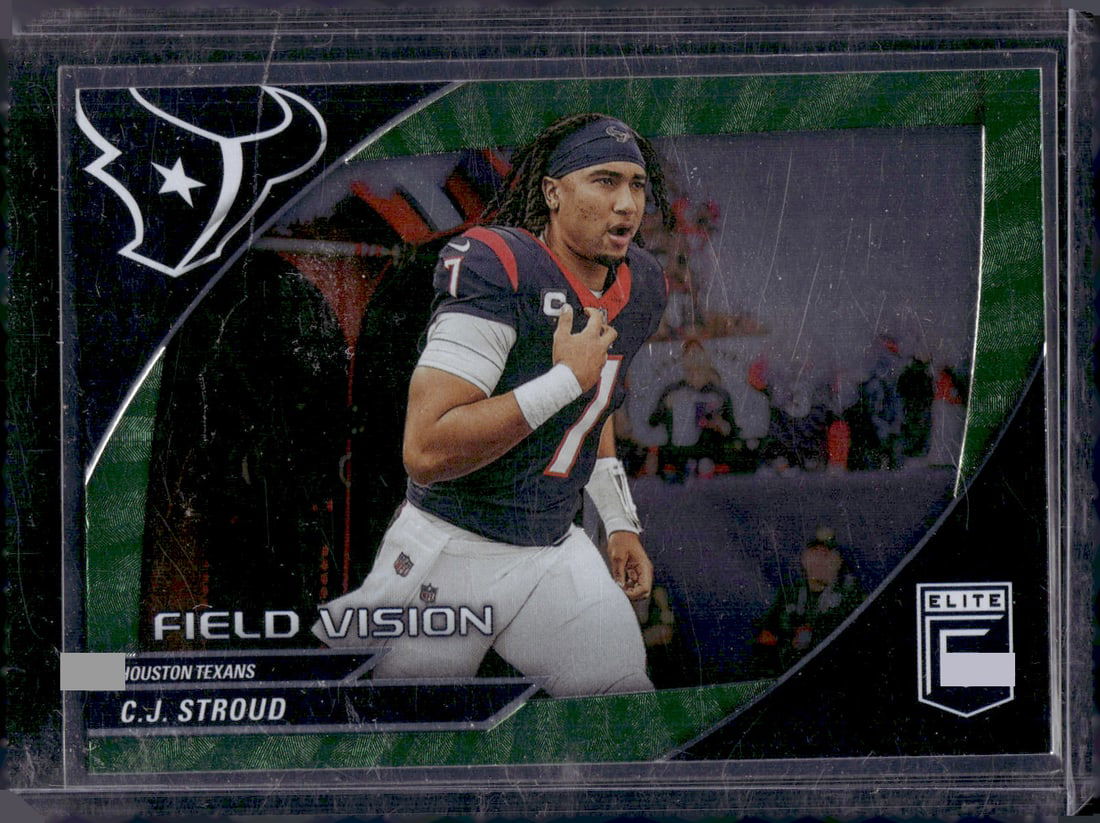 Cj Stroud Field Vision Green 2024 Donruss Elite #1 Texans Football Card NFL (1 of 2)