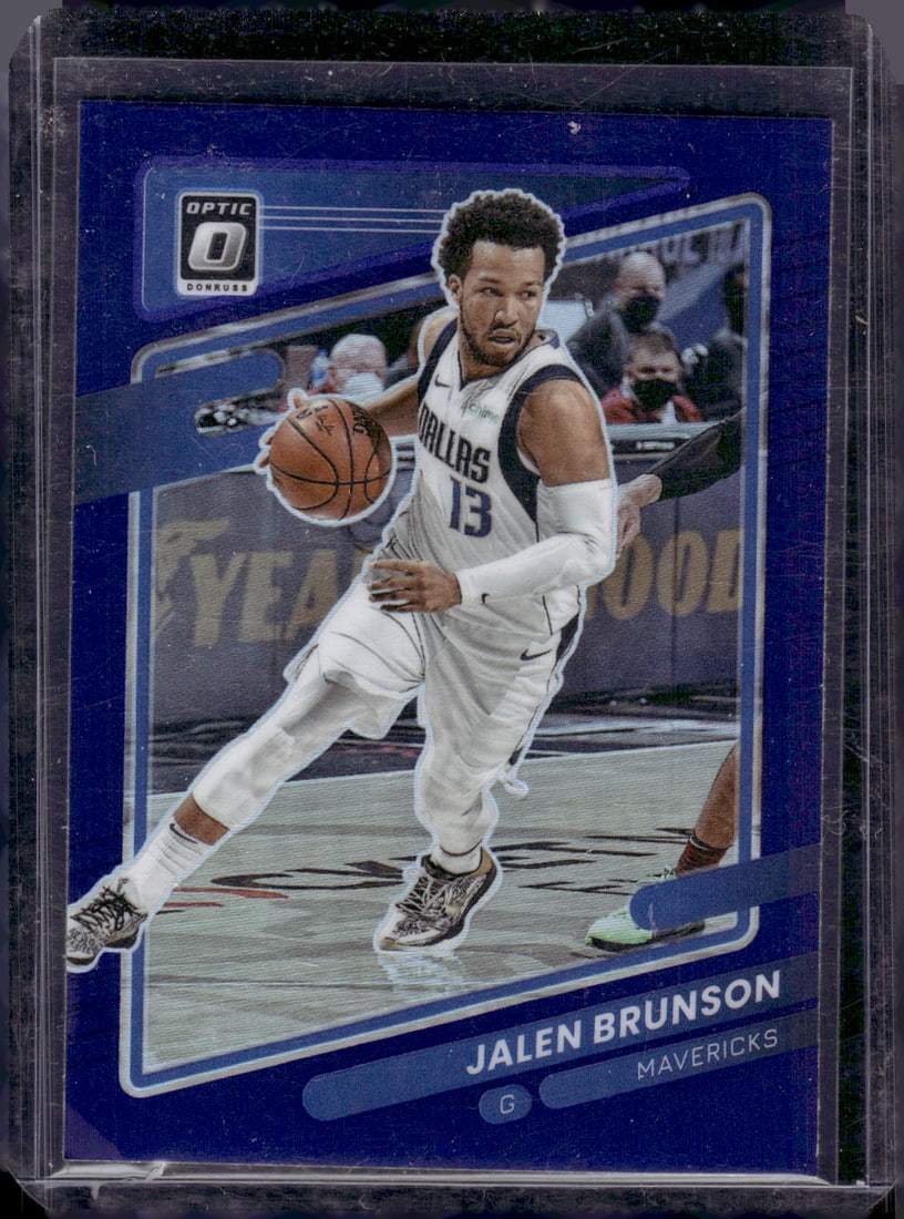 Jalen Brunson Purple Prizm 2021-21 Donruss Optic #97: Jalen Brunson Purple Prizm 2021-21 Donruss Optic #97