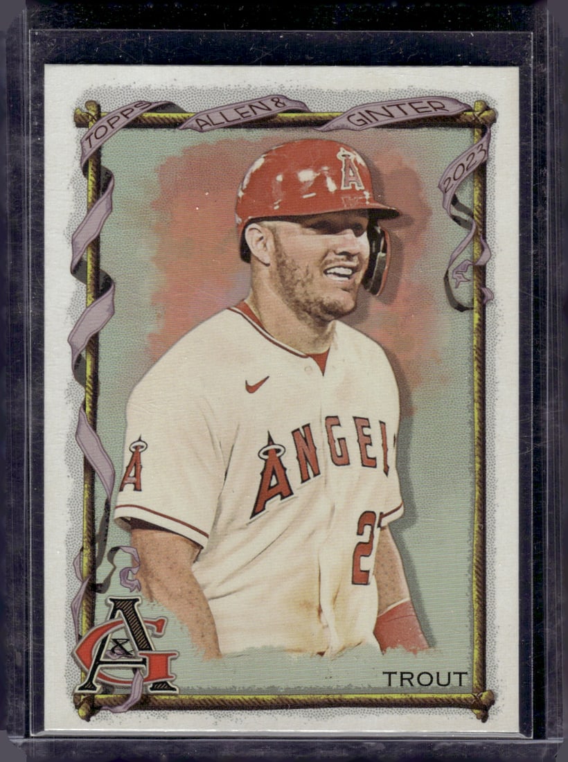 Mike Trout Hot Box Silver Foil 2023 Topps Allen & Ginter #359 Angels MLB: Mike Trout Hot Box Silver Foil 2023 Topps Allen & Ginter #359 Angels MLB