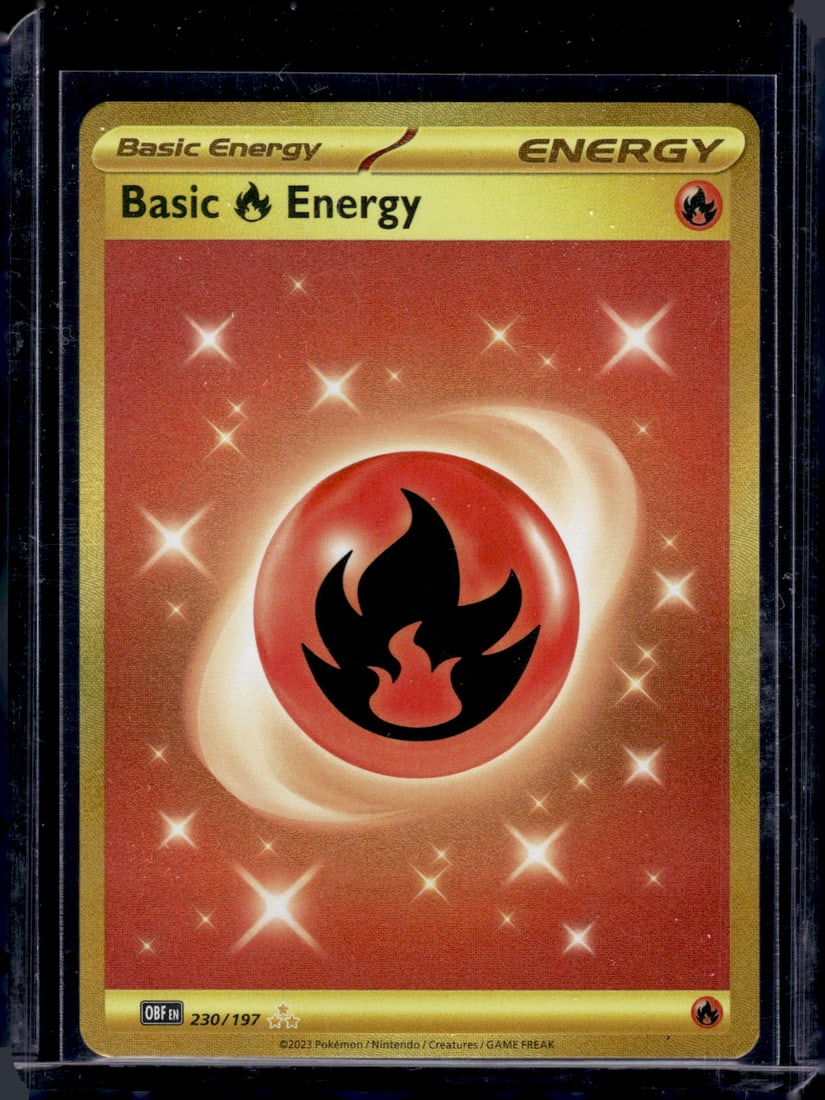 2023 Pokemon Obsidian Flames Basic Energy Holo 230/197 (1 of 2)