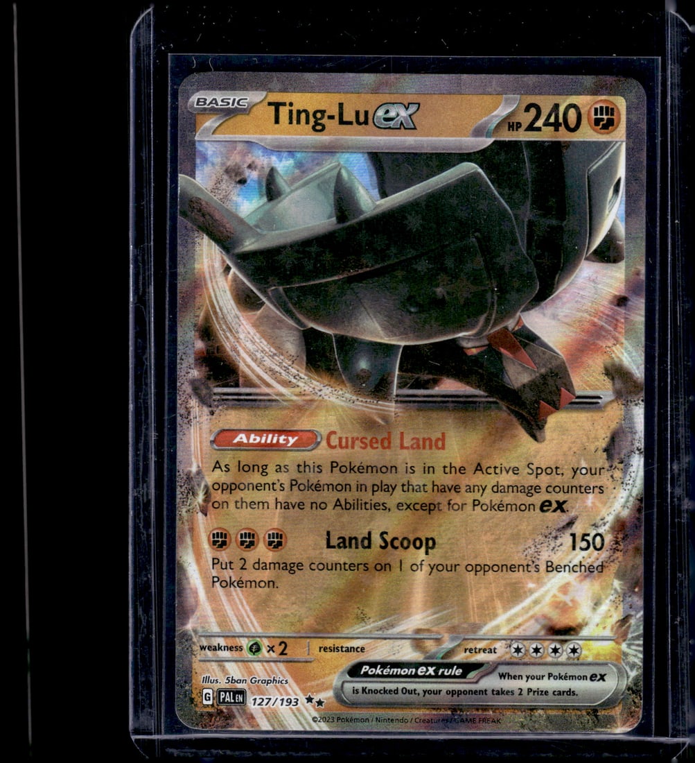 2023 Pokemon Paldea Evolved Ting-Lu ex 127/193: 2023 Pokemon Paldea Evolved Ting-Lu ex 127/193, Pokemon Cards, Charizard, Pikachu, TCG Cards, Trading Card Game Cards, Pokemon TCG, TCG Pokemon, Pokemon Pikachu, Pokemon Charizard, Holo, Full Art Card