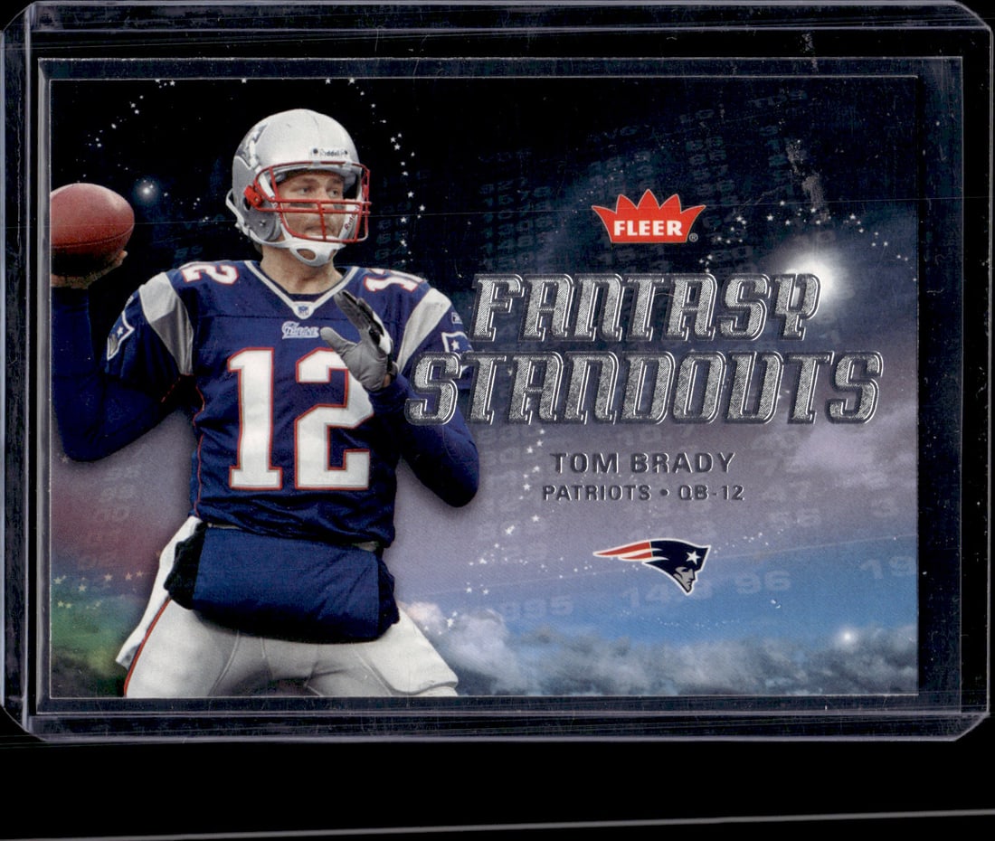 Tom Brady Fantasy Standouts 2006 Fleer #FS-BR Football Card NFL: Tom Brady Fantasy Standouts 2006 Fleer #FS-BR Football Card NFL