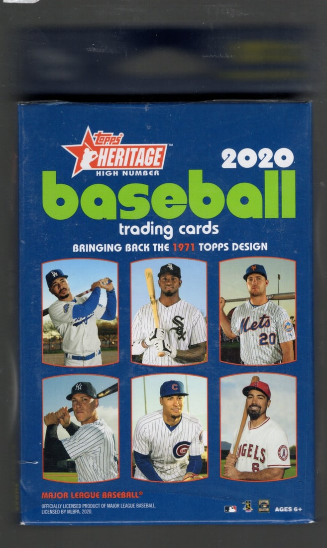 2020 Topps Heritage Baseball Cards Hanger Box Sports Cards (1 of 1)