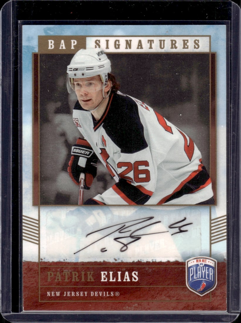 Patrik Elias Auto 2006-07 Upper Deck #EL Hockey Cards, NHL Trading Cards (1 of 2)