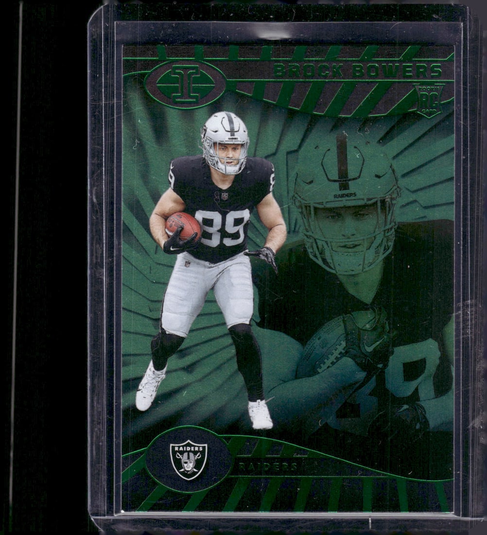 Brock Bowers Emerald Trophy Collection RC 2024 Panini Illusions #47, Football Cards, Sports Cards: Brock Bowers Emerald Trophy Collection RC 2024 Panini Illusions #47, Sports Cards, NFL Trading Cards, Football Cards, Panini Cards, Panini Football Cards, Rookie Cards,Panini Cards, Sports Cards for S