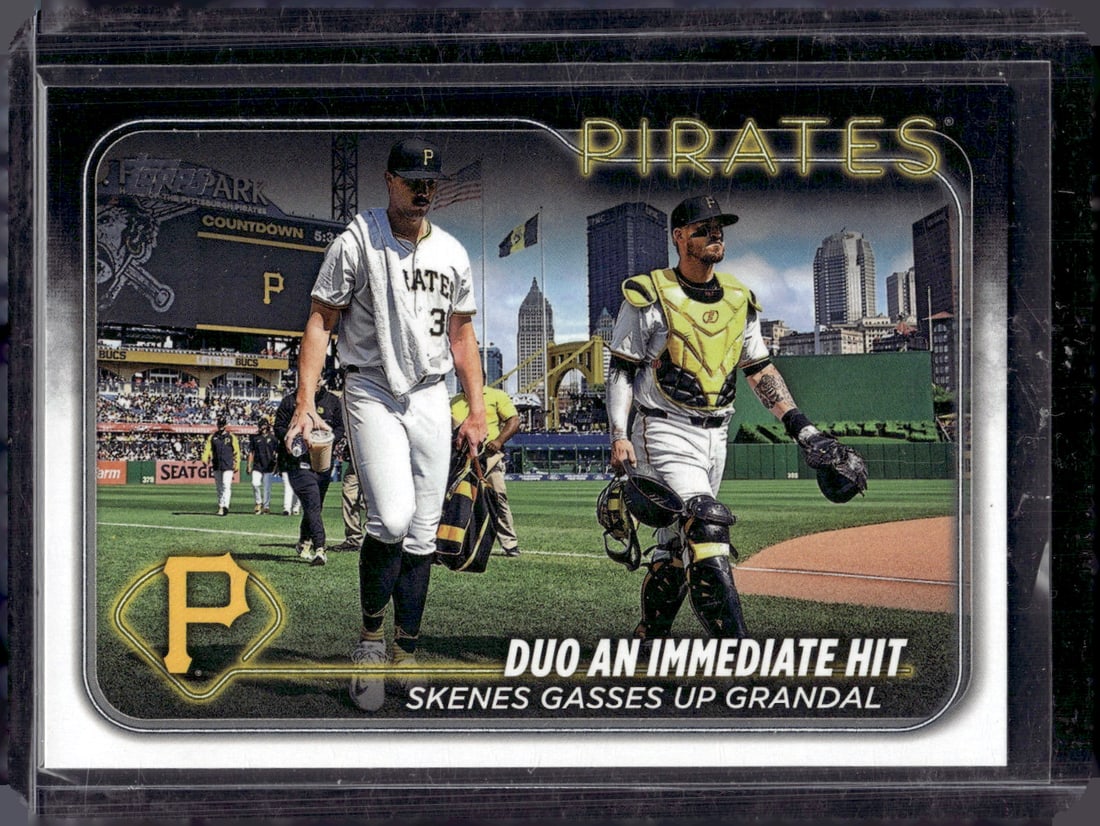 Paul Skenes RC w Grandal 2024 Topps Update #US160 Baseball Card: Paul Skenes RC w Grandal 2024 Topps Update #US160 Baseball Card Baseball Cards, MLB Trading Cards, Rookie Cards, Topps Baseball Cards, Topps Sports Cards, Sports Cards for Sale Near Me