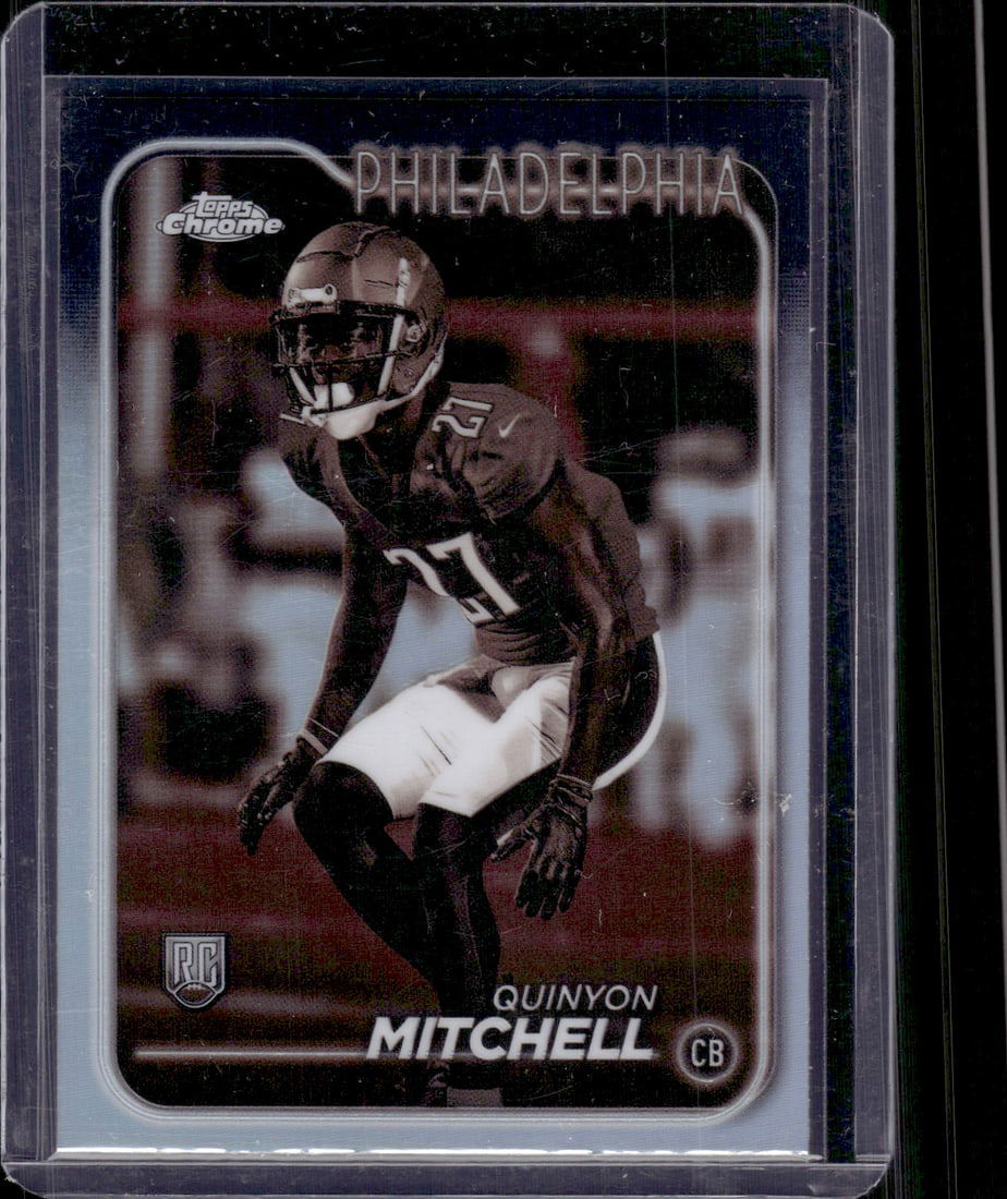 Quinyon Mitchell Sepia Refractor RC 2024 Topps Chrome #229 (1 of 2)