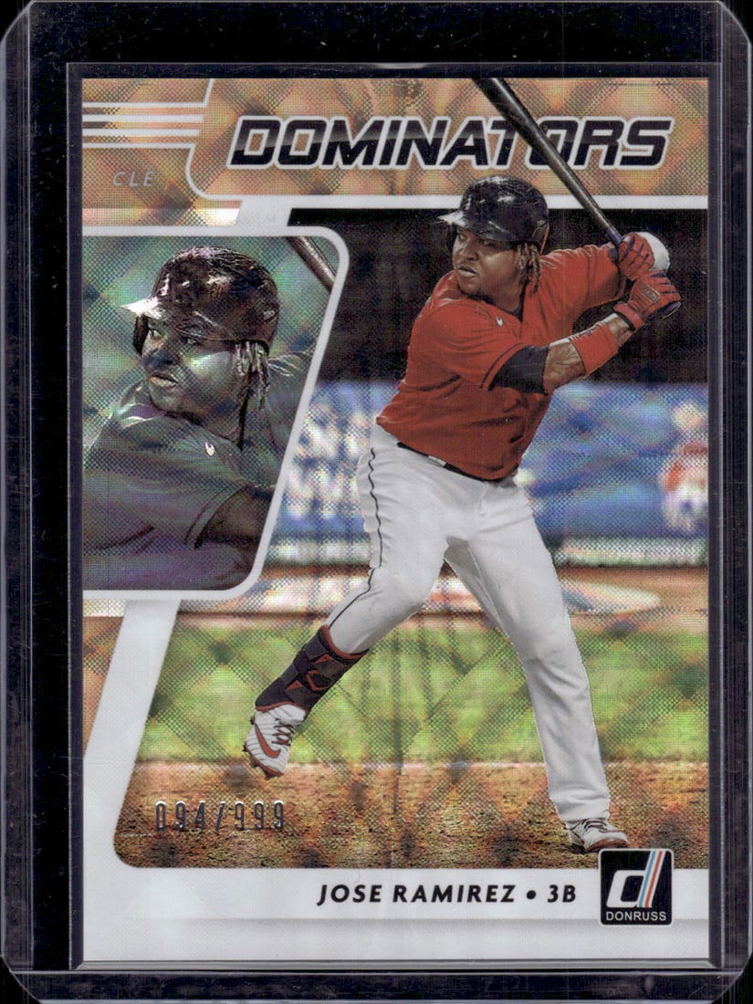 Jose Ramirez Dominators /999 2021 Panini Donruss #DOM7 (1 of 2)