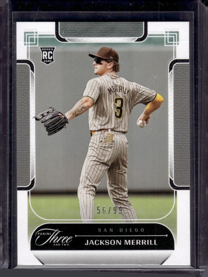 Jackson Merrill RC /99 2024 Panini Three and Two #85 (1 of 2)