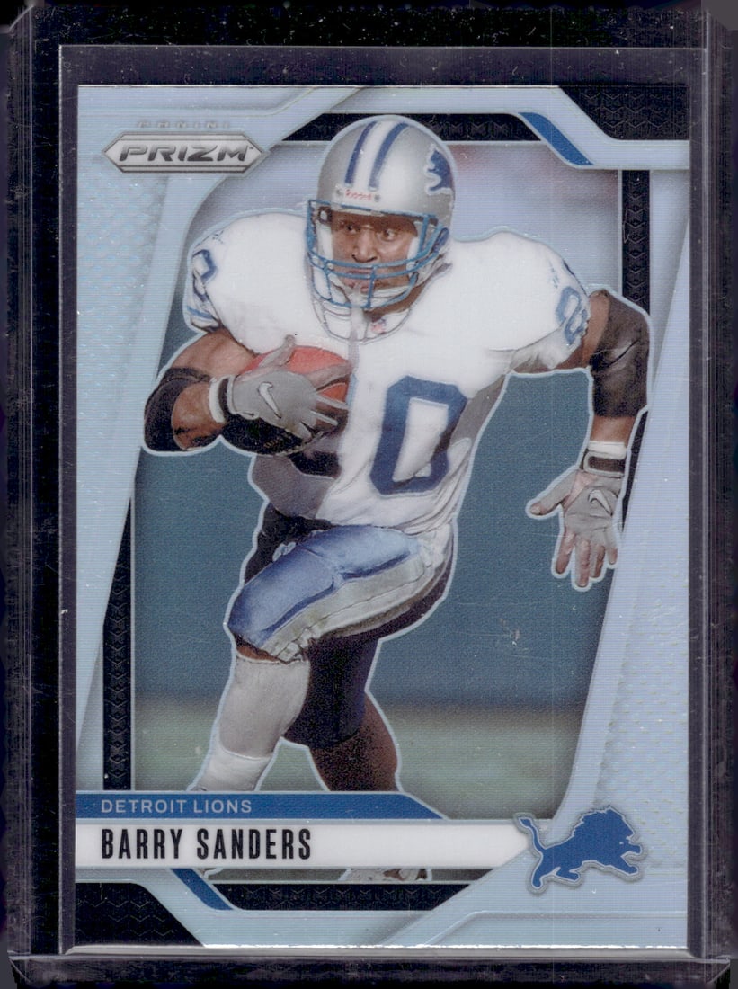 Barry Sanders Silver Prizm 2024 Panini Prizm #99 Lions Football Card (1 of 2)