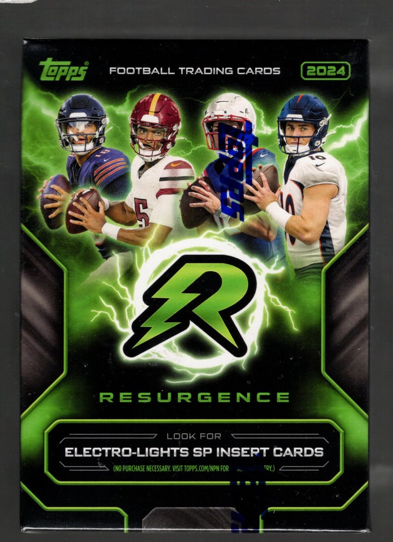 2024-25 Topps Resurgence Football Cards Blaster Box NEW RELEASE Jayden Daniels (1 of 1)