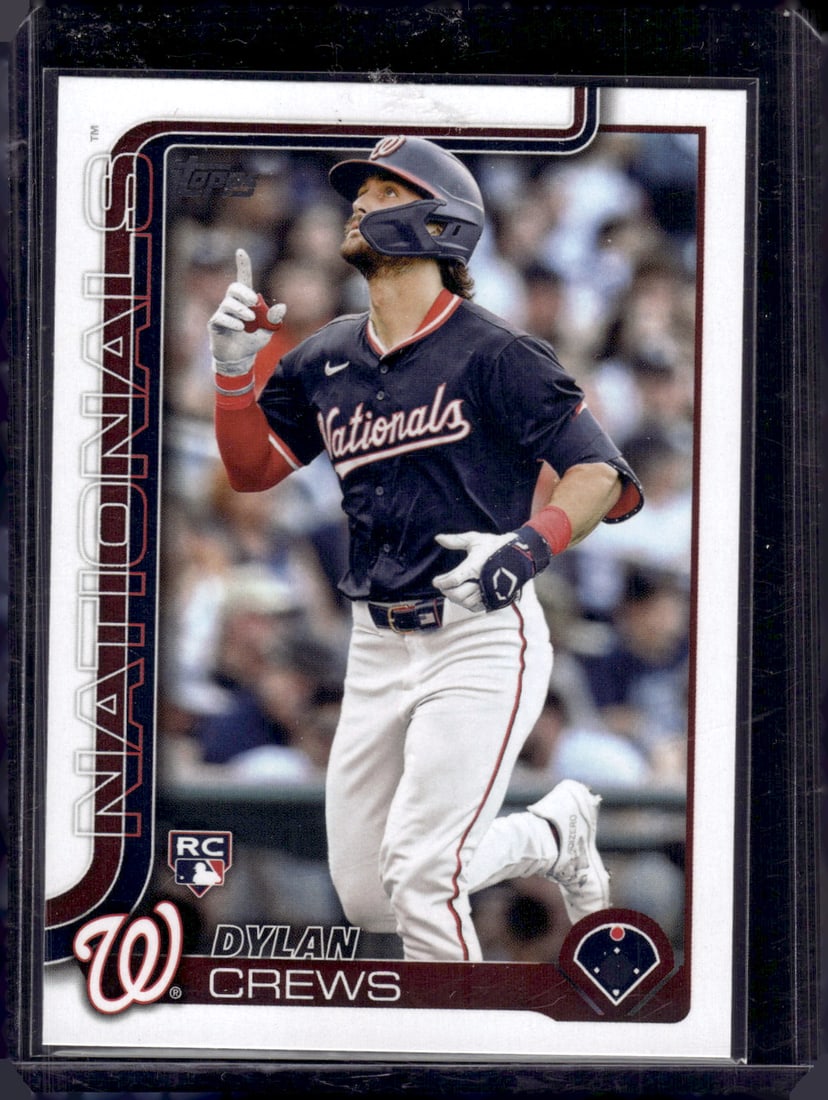 Dylan Crews RC 2025 Topps Series One #74 Baseball Card: Baseball Cards, MLB Trading Cards, Rookie Cards, Topps Baseball Cards, Topps Sports Cards, Sports Cards for Sale Near Me, Rookie Cards, Rookie Baseball Cards, Topps Rookie Baseball Cards, Topps Rookie