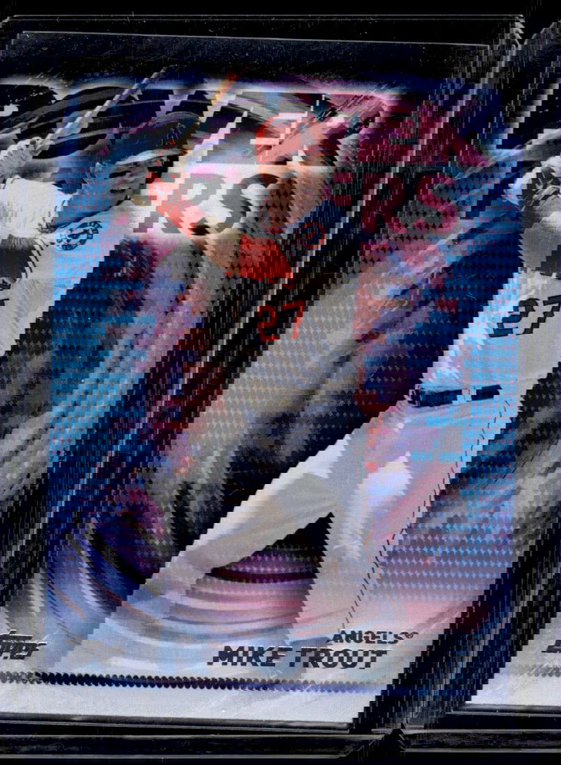 Mike Trout Power Players 2014 Topps #PPA-MTR Angels Baseball Card (1 of 2)