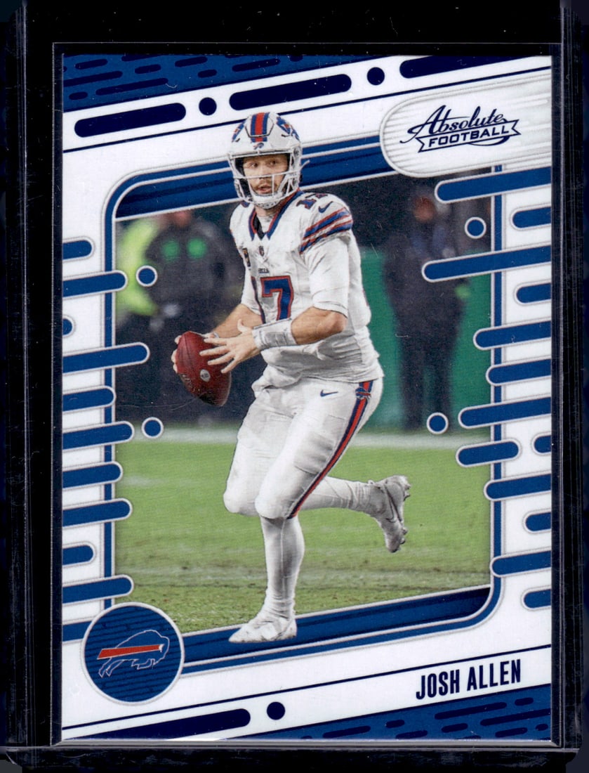 Josh Allen Blue Parallel 2024 Panini Absolute #11 Bills Football Card: Sports Cards, NFL Trading Cards, Football Cards, Panini Cards, Panini Football Cards,Panini Cards, Sports Cards for Sale Near Me, Prizm Football Cards, Mosaic Football Cards, Panini Prizm Football Car