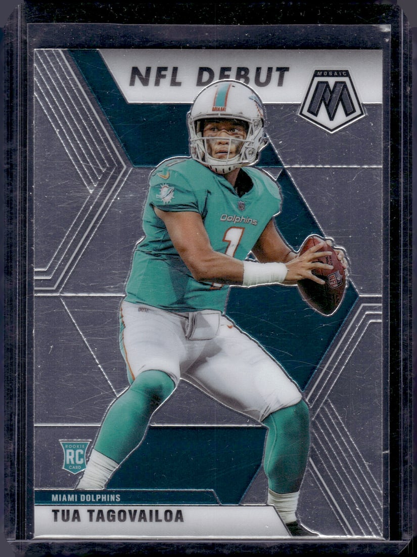 Tua Tagovailoa RC 2020 Panini Mosaic #262 Miami Dolphins (1 of 2)